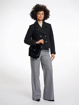 RINO&PELLE | Tasche - Umhängetasche in Felloptik CHERYL Small | schwarz